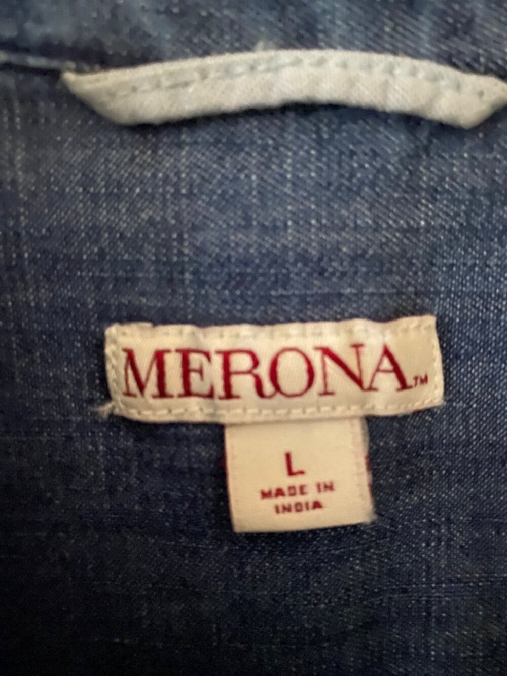 Merona denim shirt dress - Picture 2 of 3